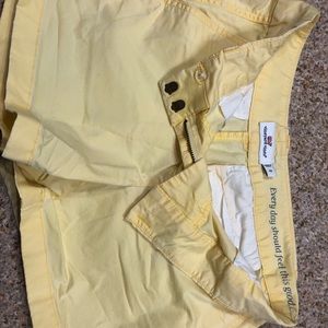 Yellow Women’s Vineyard Vines shorts size 2